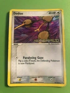 45/106 Doduo Reverse Holo Pokemon Card - EX Emerald - Picture 1 of 2