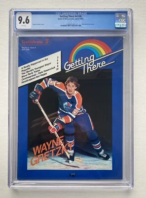 WAYNE GRETZKY Edmonton Oilers “Getting There” Bank of Nova Scotia 1985 CGC 9.6 - Image 1 of 3