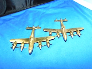 VINTAGE BRASS AIRPLANES (CHRISTMAS ) RESTORATION HARDWARE - Picture 1 of 6