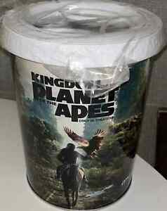 AMC Exclusive Kingdom Of The Planet Of The Apes Popcorn Tin W/ Keychain Combo !
