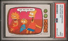 1990 Topps Simpsons Lisa Maggie Bart #22 Ha! Ha! Ha! Ha! Rookie PSA 9 Mint