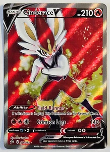 Pokemon Cinderace V 178/192 Rebel Clash - Picture 1 of 2