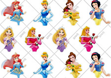 Disney Princess (Set 1) Half Body Pre Cut Edible Cake Toppers Various sizes