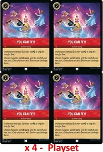 Disney Lorcana Spielset x4 Sie können fliegen! 133/204 Nicht-Folie Hochwasser NM - Bild 1 von 2