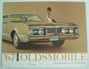 1967 Oldsmobile WERBUNG VERKAUFSPROSPEKT GROSSE GRÖSSE 10" X 12 3/4" - Bild 1 von 4