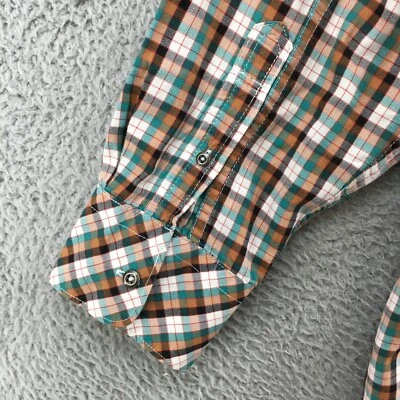 Rocawear Long Sleeve Shirt Mens 3XL Multicolor Cotton Plaid Button Up Collared - Image 1 of 4