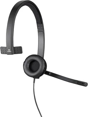 Logitech USB H570e Mono Corded Single-Ear Headset - New  - Image 1 of 2
