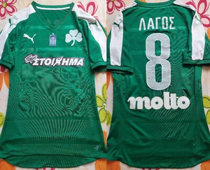 Panathinaikos 2015 2016 MATCH WORN Lagos football shirt jersey trikot maglia mai - Picture 1 of 9