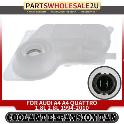 Reservatório de líquido de arrefecimento pressurizado frontal com sensor para Audi A4 Quattro A4 1996-1998 - Imagem 1 de 4