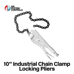 INGCO - Chain Clamp Locking Pliers / Wrench - 10'' Body  - 18.5'' Chain - Picture 1 of 12
