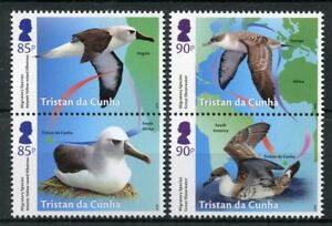 Tristan da Cunha Birds Stamps 2018 MNH Migratory Species Albatross 4v Set