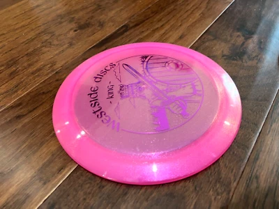 Disc Golf Westside Pink Glimmer VIP King w/ limited edition stamp, 173g, NEW! - Image 1 of 4