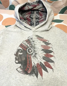 Ralph Lauren Polo Denim Supply Southwestern Sportsman Aztec Indian Chief Hoodie - Picture 1 of 12