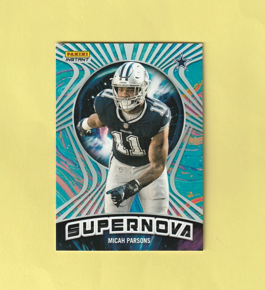 Micah Parsons 2022 Panini NFL Instant Supernova #7 Football Card 1/1523 - Image 1 of 1