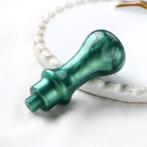 Exquisite Stamp Handle Craft Supplies Art Seal Handle for Gift (Emerald)