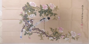 VTG SPRINGMAID WONDERCALE F/D INSEPARABLE SHEET SET 2 KING CASES 'SONG BIRDS' - Picture 1 of 5