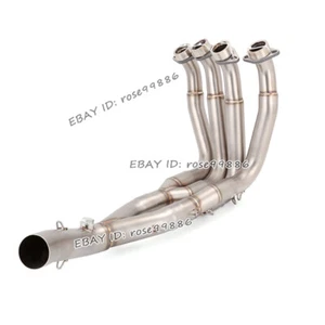 For Yamaha YZF R6 2006-2016 Full Exhaust System Front Link Pipe Stainless Steel - Picture 1 of 11