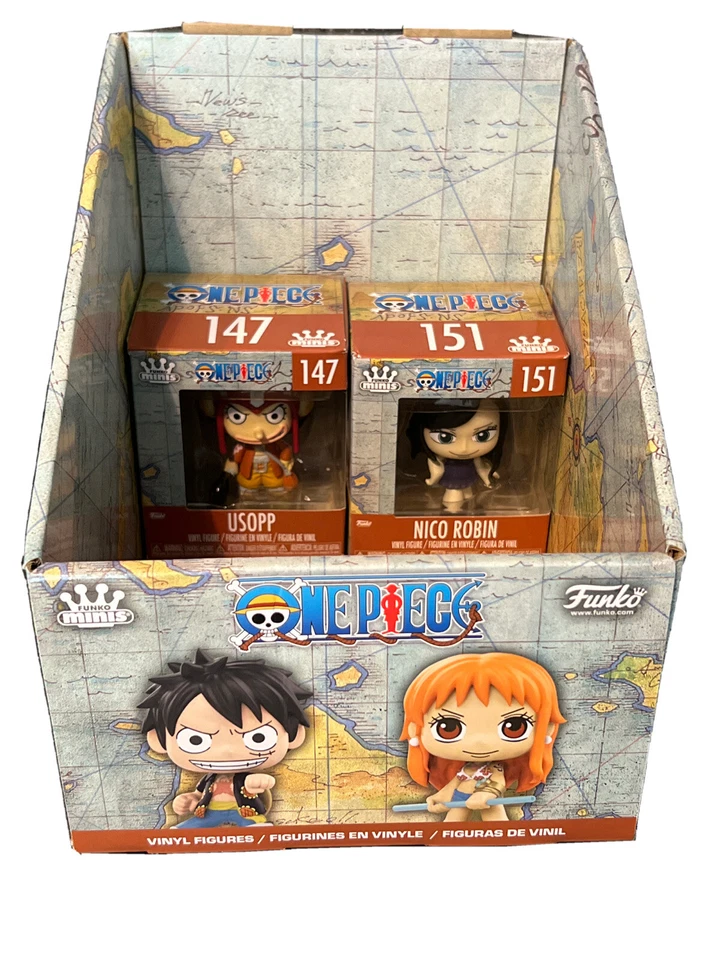 批量 Funko Mini 147 USOPP 乙烯基人偶海盗-151 Nico Robin & Display — 第 1/4 张图片