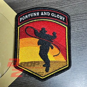 PDW Fortune and Glory Flash Moral Parche Prometheus Design Werx Indiana Jones - Imagen 1 de 2