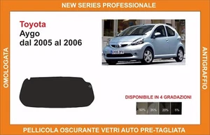 pellicola oscurante vetri pre tagliata toyota aygo 5p dal 2005-06 kit lunotto - Imagen 1 de 1