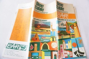 1971 East African Railway Passenger Timetable - Picture 1 of 9