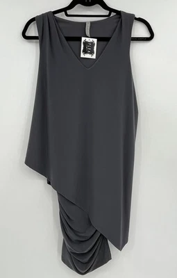 Nuevo Vestido túnica Last Tango Capa asimétrico sin mangas elástico en capas talla XS Foto 1 de 4