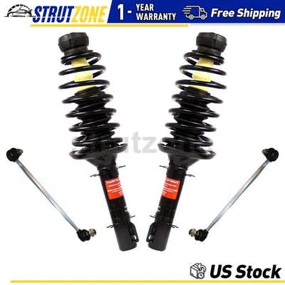 4 muelles helicoidales delanteros de barra estabilizadora Monroe Struts para Volkswagen Jetta Foto 1 de 4