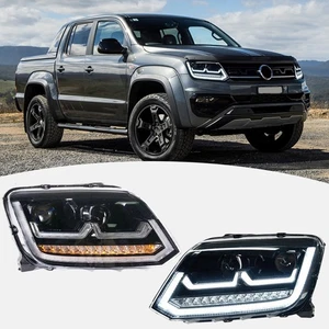 LED Headlight DRL Sequential Turn Front lamp Assembly For VW Amarok 2010-2022 - Picture 1 of 9