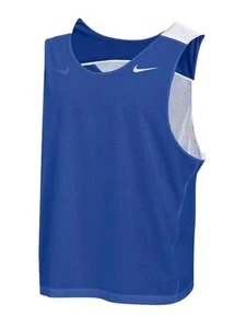 Nike Stock Reversible Pinnie Para Hombre Lacrosse Camiseta Sin Mangas Azul Blanco NUEVO L - Imagen 1 de 10