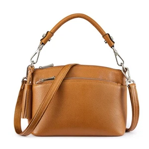 Medium Genuine Leather Shoulder Bag for Women Crossbody Purse Top Handle Hand... - Picture 1 of 6