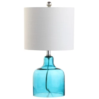 JONATHAN Y Lighting JYL1027 Gemma 1 Light 19" Tall LED Vase Table - Blue - Image 1 of 4