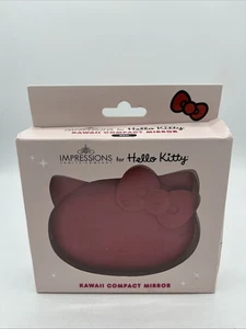 NEW Impressions Vanity Hello Kitty Kawaii Compact Mirror Red Cute Free Ship - Picture 1 of 7