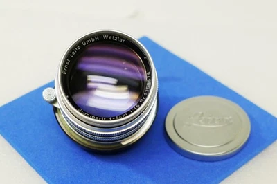 Lente Leica 5 cm f1,5 Summarit L39 Sm/M Prime con tapas para película y digital ¡Bonito MIRAR! Foto 1 de 4