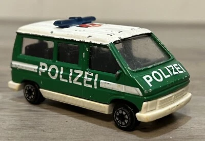 Vintage 1994 Hot Wheels Renault Traffic Van Polizei Germany Police Corgi Juniors - Image 1 of 4