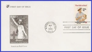 USA3 #1910 U/A LECTORES DIGEST FDC Cruz Roja Americana Centenario - Imagen 1 de 1