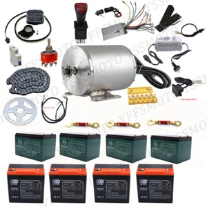 48V 1800W DC Electric Brushless Motor Kit Assembly Scooter Quad E-bike Golf Cart - Picture 1 of 37
