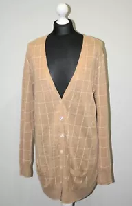 Lauren Ralph Lauren womens cardigan jumper Size XL 100% linen - Picture 1 of 6