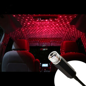 Car Night Light Interior USB Atmosphere Star Sky Lamp Ambient Star Accessories