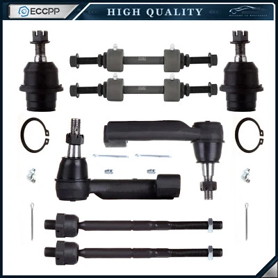 8x Front Sway Bars Tie Rod Ends Ball Joints For 2007-2016 FORD EXPEDITION F-150 - Image 1 of 4