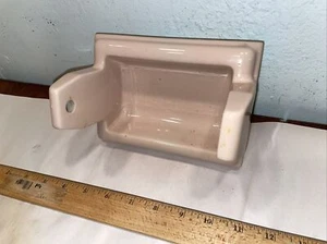 Bright Skin Peach Tan ? Ceramic Toilet Paper Holder, New - Picture 1 of 5