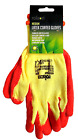Rolson - Latex Coated Gloves - Medium - Orange & Yellow - Brand New