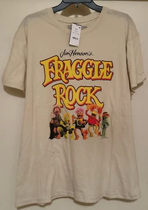 Camiseta Gráfica Jim Henson's Fraggle Rock Muppets Talla Crema Para Hombre 2XL *NUEVA* - Imagen 1 de 3