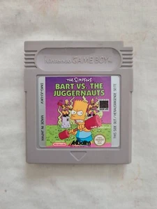 THE SIMPSONS BART VS. THE JUGGERNAUTS Nintendo Game Boy UK EUROPÄISCHE Version Spiel - Bild 1 von 2