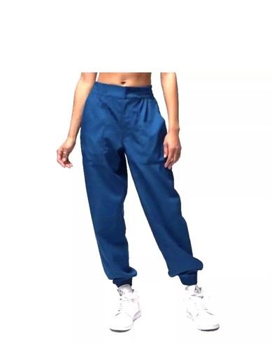 Nike Pantaloni Jogger Donna Jordan Jumpman Tessuto Vestibilità Standard DZ3375 Blu Nuovi