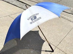 University of KENTUCKY WILDCATS UK 49" Wood Handle Nylon Golf Umbrella Parasol - Picture 1 of 13