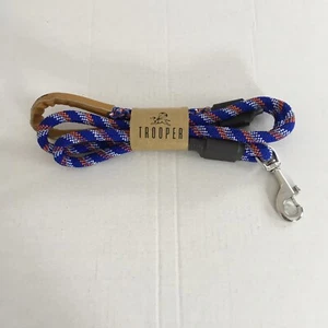 Trooper Lasso 60” Rope Leash Woven Handle And Leather Wrist Guard New - Picture 1 of 5