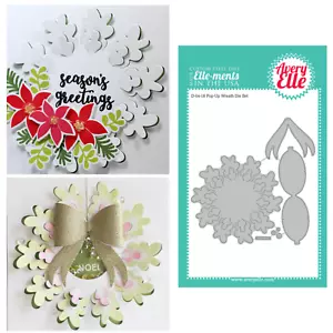Avery Elle Pop Up Wreath Dies - Christmas Garland, Remembrance, Funeral, ANZAC - Picture 1 of 13