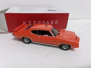 1971 PONTIAC "JUDGE" GTO Hallmark ANDENKEN Druckguss Metall Weihnachtsschmuck - Bild 1 von 13