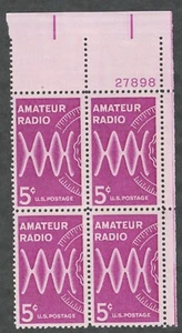 US. 1260. 5c. Radio Waves & Dial, Amateur Radio Issue. PB4. MNH. 1964 - Picture 1 of 2