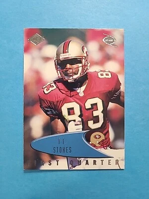 J.J. STOKES 1999 COLLECTOR'S EDGE ODYSSEY FOOTBALL CARD # 131 H5212 - Image 1 of 2